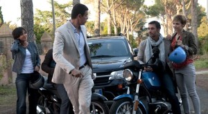  RESIDENZA AURELIA – Set del Film VIVA L’ITALI-Aambra-Angiolini- Raoul-Bova-e-Alessandro-Gassman-