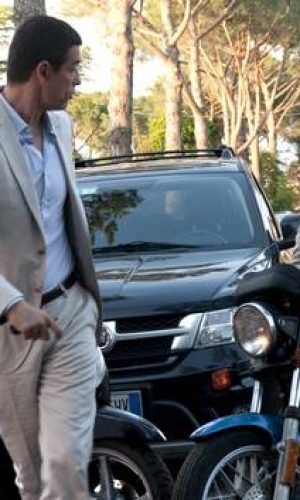 RESIDENZA AURELIA – Set del Film VIVA L’ITALI-Aambra-Angiolini- Raoul-Bova-e-Alessandro-Gassman-