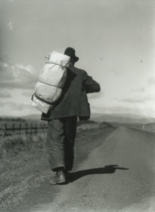 Migrant Worker on California Highway, 1935 (Dorothea Lange)