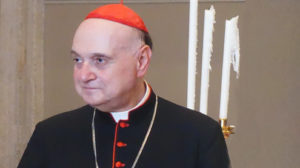 Cardinale Angelo Comastri, arciprete della Basilica Vaticana e presidente della Fabbrica di San Pietro