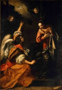 Annunciazione--Artemisia Gentileschi Palazzo Braschi fino al 7 maggio 2017.