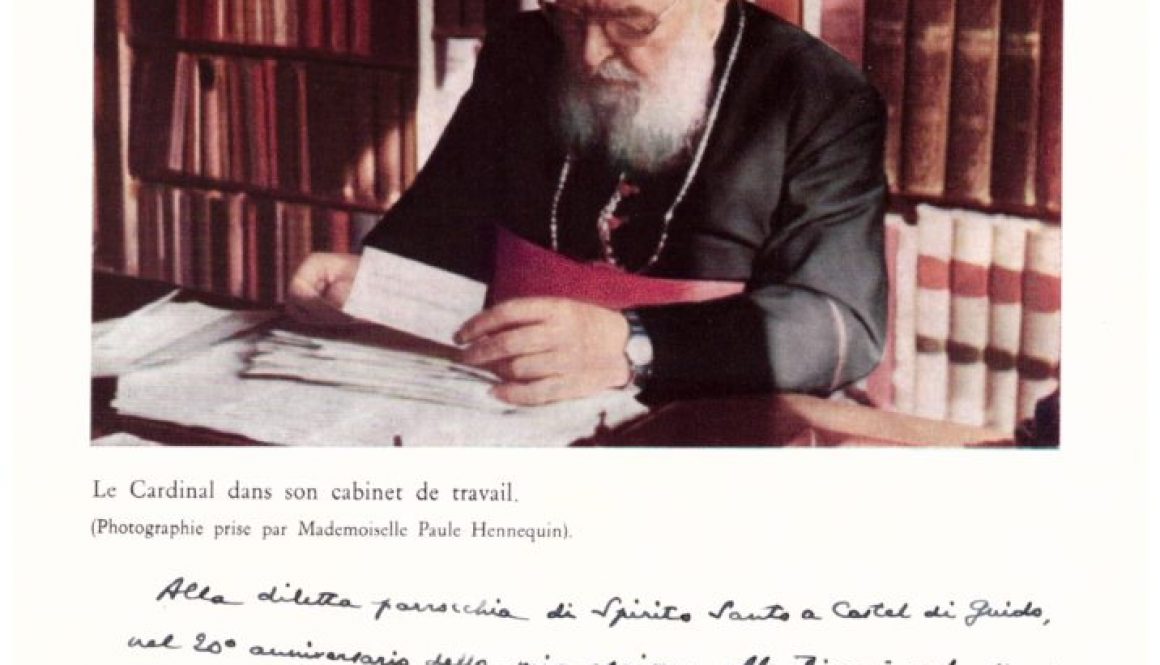 Sua Eminenza Rev.ma Cardinale EUGENIO TISSERANT