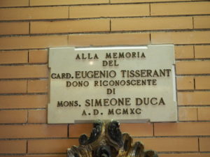 S.E.Cardinale EUGENIO TISSERANT