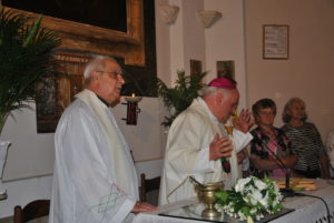 Castel di Guido 19 giugno 2011 -S.E. Monsignor GINO REALI, Don FRANCESCO ARCERI,
