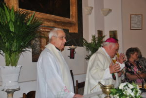 Castel di Guido 19 giugno 2011 -S.E. Monsignor GINO REALI, Don FRANCESCO ARCERI,