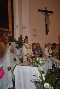 Castel di Guido 19 giugno 2011 -S.E. Monsignor GINO REALI, Don FRANCESCO ARCERI,