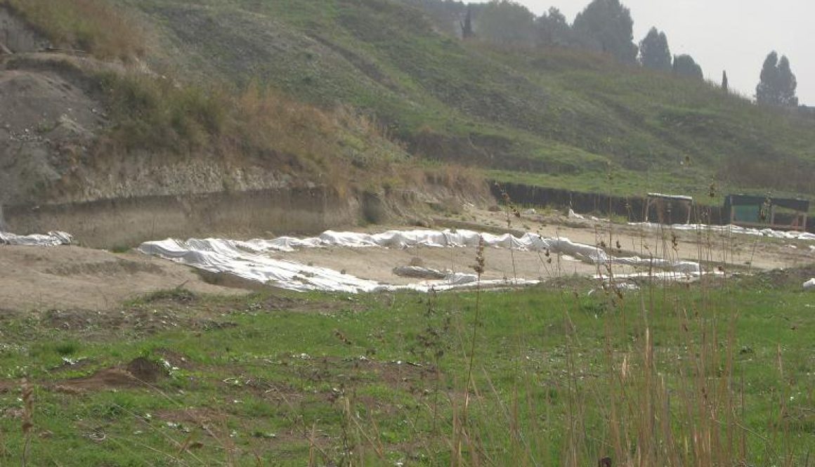 Malagrotta- anno 2008-Scavi Archeologici a ridosso della discarica più grande d’Europa.