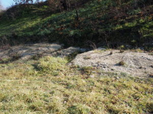 Malagrotta- Roma Municipio XI- Foto 16 febbraio 2017-Scavi Archeologici abbandonati a ridosso della discarica più grande d’Europa.