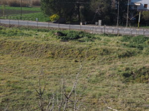 Malagrotta- Roma Municipio XI- Foto 16 febbraio 2017-Scavi Archeologici abbandonati a ridosso della discarica più grande d’Europa.
