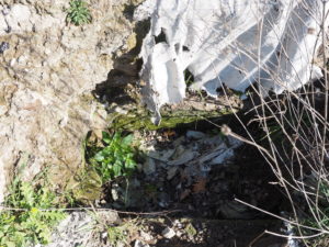 Malagrotta- Roma Municipio XI- Foto 16 febbraio 2017-Scavi Archeologici abbandonati a ridosso della discarica più grande d’Europa.