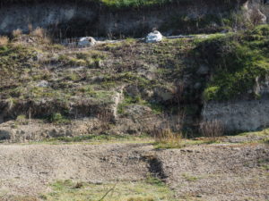 Malagrotta- Roma Municipio XI- Foto 16 febbraio 2017-Scavi Archeologici abbandonati a ridosso della discarica più grande d’Europa.