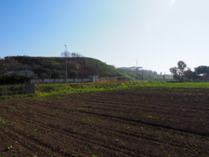 Malagrotta- Roma Municipio XI- Foto 16 febbraio 2017-Scavi Archeologici abbandonati a ridosso della discarica più grande d’Europa.