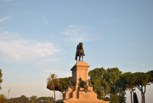 GIUSEPPE GARIBALDI- monumento al Gianicolo -ROMA 