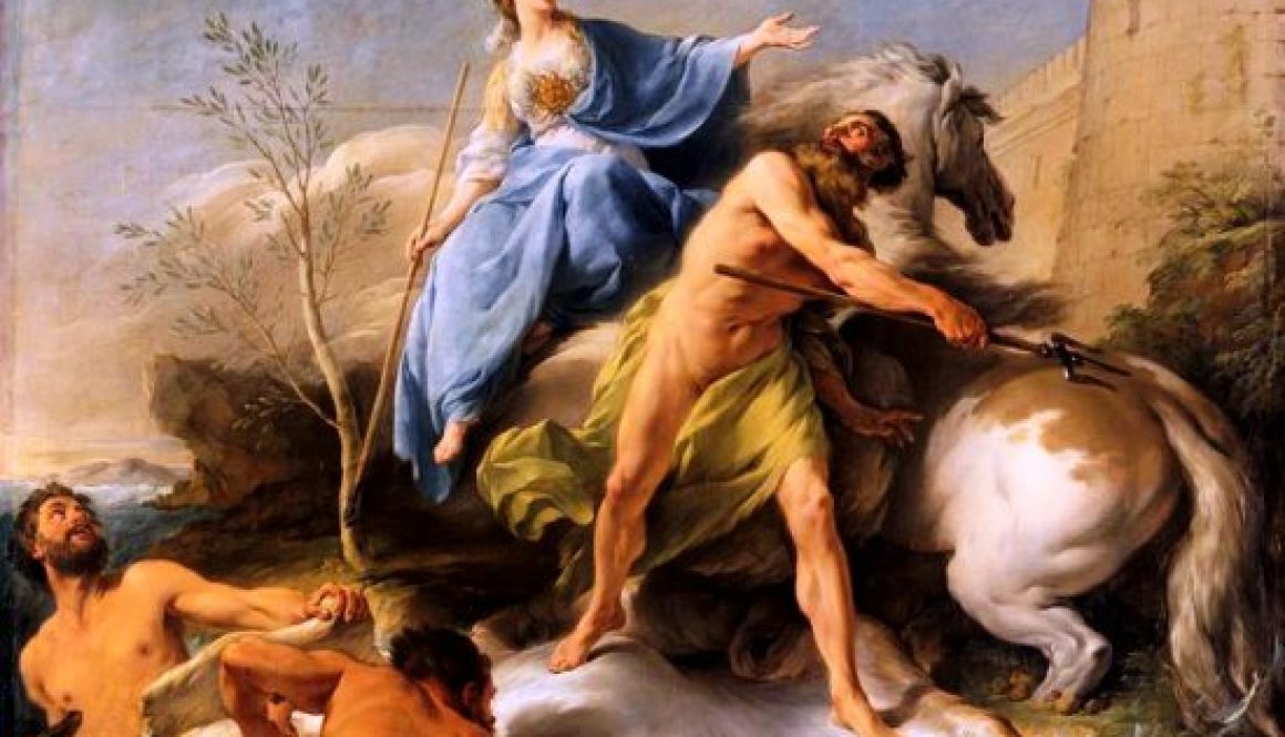 Dispute de Minerve et de Neptune, (1748)-Louvre,Parigi-
