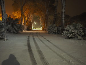 Neve a Castel di Guido - Residenza Aurelia 26 febb 2018