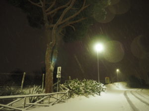 Neve a Castel di Guido - Residenza Aurelia 26 febb 2018