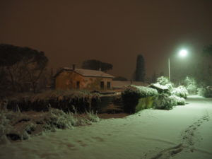 Neve a Castel di Guido - Residenza Aurelia 26 febb 2018