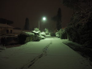 Neve a Castel di Guido - Residenza Aurelia 26 febb 2018