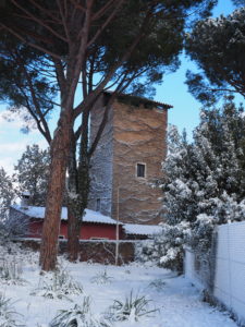 Neve a Castel di Guido - Residenza Aurelia -LA TORRE--ore 8:30 del 26 febb 2018