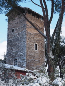 Neve a Castel di Guido - Residenza Aurelia -LA TORRE--ore 8:30 del 26 febb 2018