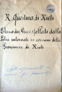 Profughi in Sabina-1939-1945-