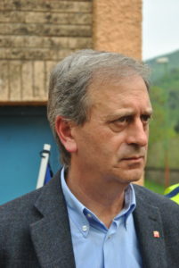 Tonino Pietrantoni, Dirigente CGIL-inaugurazione epigrafe Campo FARFA SABINA- 25 aprile 2013- 