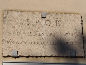 Castel di Guido segni particolari e di riconoscimento.