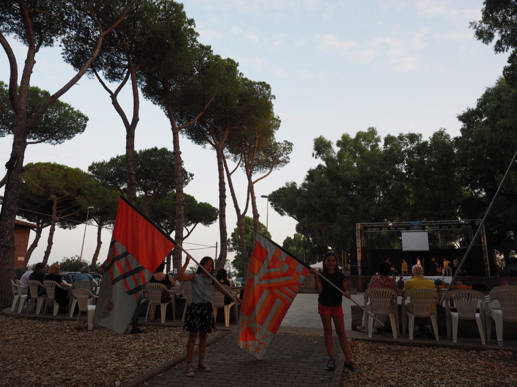 Borgo Testa di Lepre-Bandiere del Palio dei Fontanili