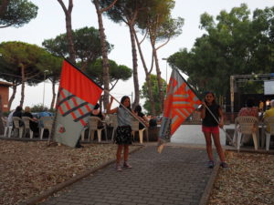 Borgo Testa di Lepre-Bandiere del Palio dei Fontanili