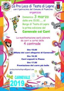 Febbre da Carnevale a Testa di Lepre 