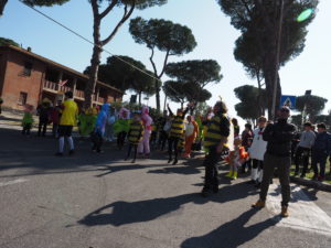 Borgo Testa di Lepre-3 marzo 2019- la sfilata dei carri allegorici.