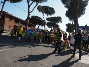 Borgo Testa di Lepre-3 marzo 2019- la sfilata dei carri allegorici.