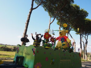 Borgo Testa di Lepre-3 marzo 2019- la sfilata dei carri allegorici.