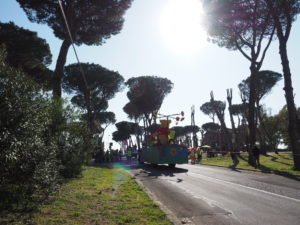 Borgo Testa di Lepre-3 marzo 2019- la sfilata dei carri allegorici.