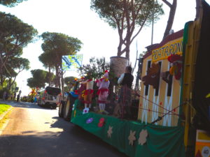 Borgo Testa di Lepre-3 marzo 2019- la sfilata dei carri allegorici.