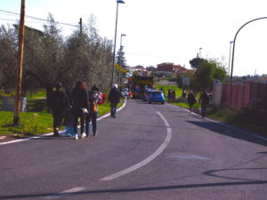 Borgo Testa di Lepre-3 marzo 2019- la sfilata dei carri allegorici.