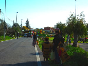 Borgo Testa di Lepre-3 marzo 2019- la sfilata dei carri allegorici.