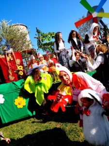Borgo Testa di Lepre-3 marzo 2019- la sfilata dei carri allegorici.