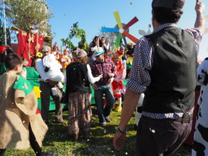 Borgo Testa di Lepre-3 marzo 2019- la sfilata dei carri allegorici.