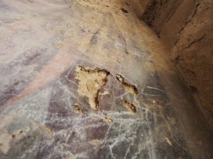 CASTELNUOVO di FARFA DEGRADO E ABBANDONO AFFRESCHI EX-CHIESA DI SANTA MARIA Foto di Franco Leggeri