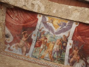 CASTELNUOVO di FARFA DEGRADO E ABBANDONO AFFRESCHI EX-CHIESA DI SANTA MARIA Foto di Franco Leggeri