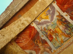 CASTELNUOVO di FARFA DEGRADO E ABBANDONO AFFRESCHI EX-CHIESA DI SANTA MARIA Foto di Franco Leggeri