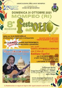 Comune di Mompeo FESTA DELL’OLIO 2021