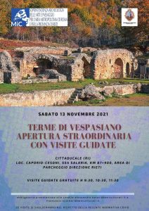 TERME DI VESPASIANO A CITTADUCALE (RI)