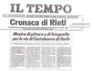 Castelnuovo di Farfa Premio letterario La Torre d’Argento,