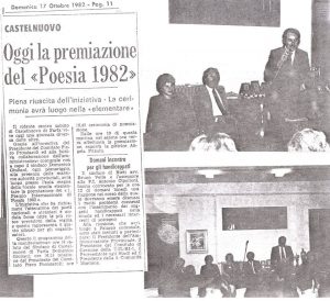 Castelnuovo di Farfa Premio letterario La Torre d’Argento,