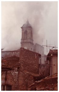 TOFFIA - Incendio chiesa parrocchiale notte tra il 31 dicembre del 1981 e il 1 gennaio del 1982-