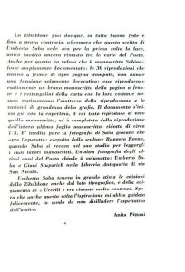 UMBERTO SABA Quello che resta da fare ai poeti