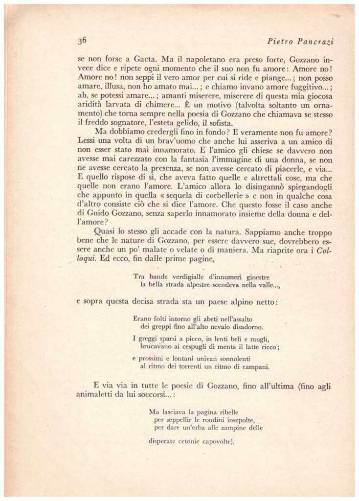 GUIDO GOZZANO - Rivista PAN 1933- -Biblioteca DEA SABINA- Copia anastatica-