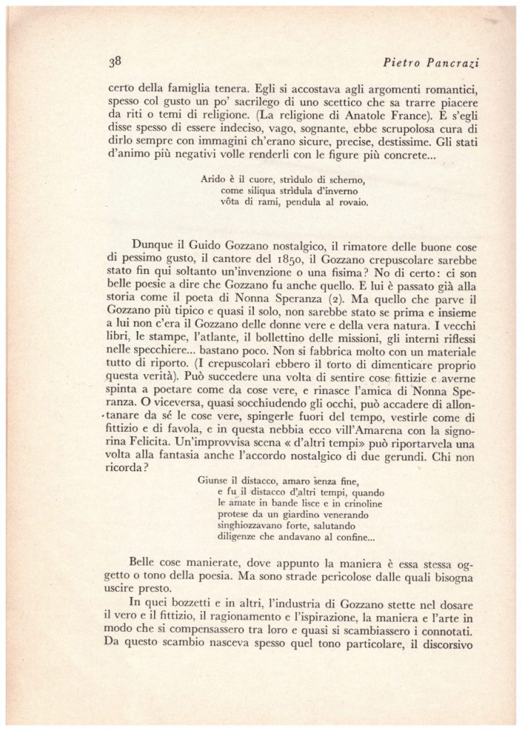 GUIDO GOZZANO - Rivista PAN 1933- -Biblioteca DEA SABINA- Copia anastatica-